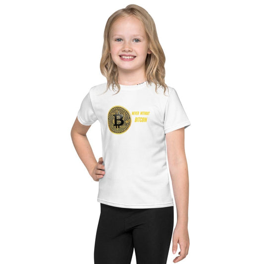 CryptoApparel.cool 2T Bitcoin Kids crew neck t-shirt