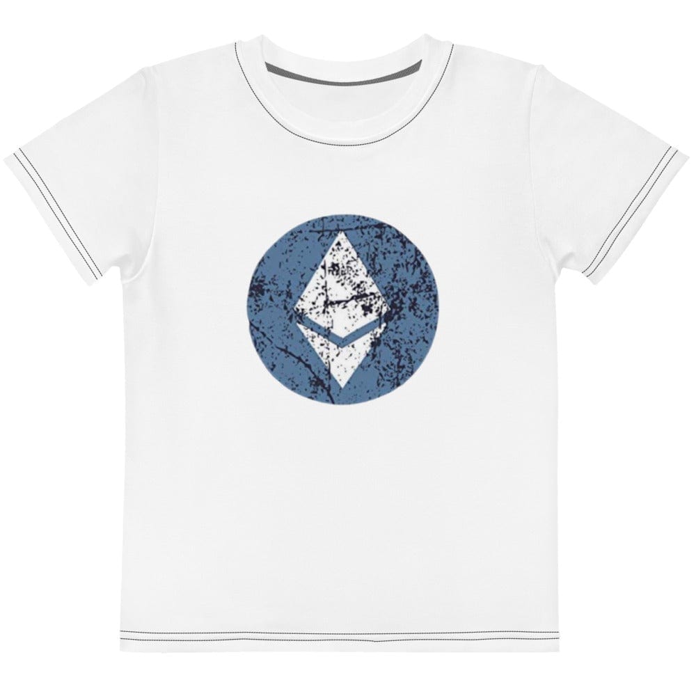 CryptoApparel.cool 2T Kids crew neck Ethereum t-shirt
