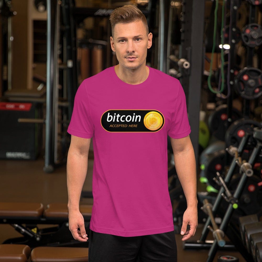 CryptoApparel.cool Berry / S Short-Sleeve Unisex Bitcoin T-Shirt