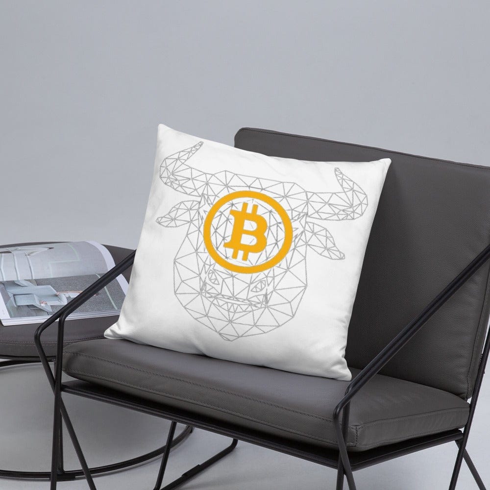 CryptoApparel.cool Bitcoin Basic Pillow
