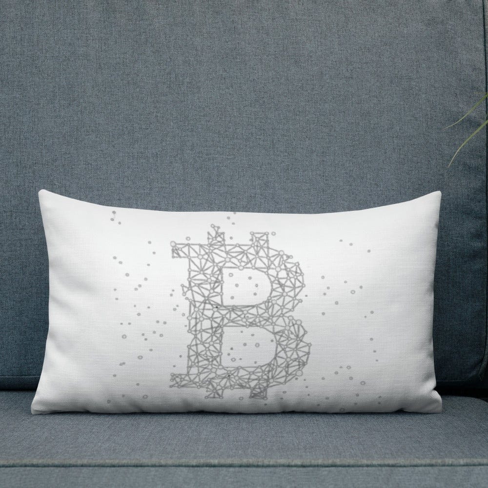 CryptoApparel.cool Bitcoin Premium Decorative Pillow