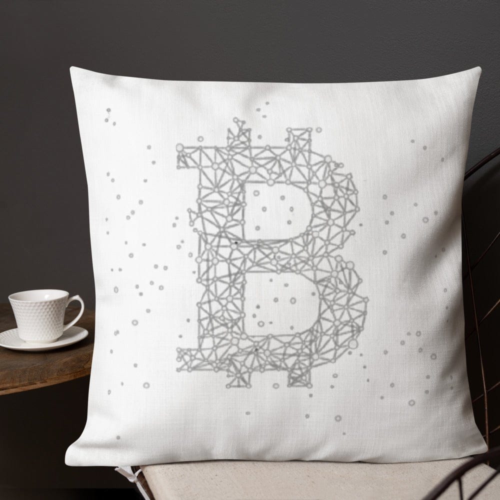 CryptoApparel.cool Bitcoin Premium Decorative Pillow