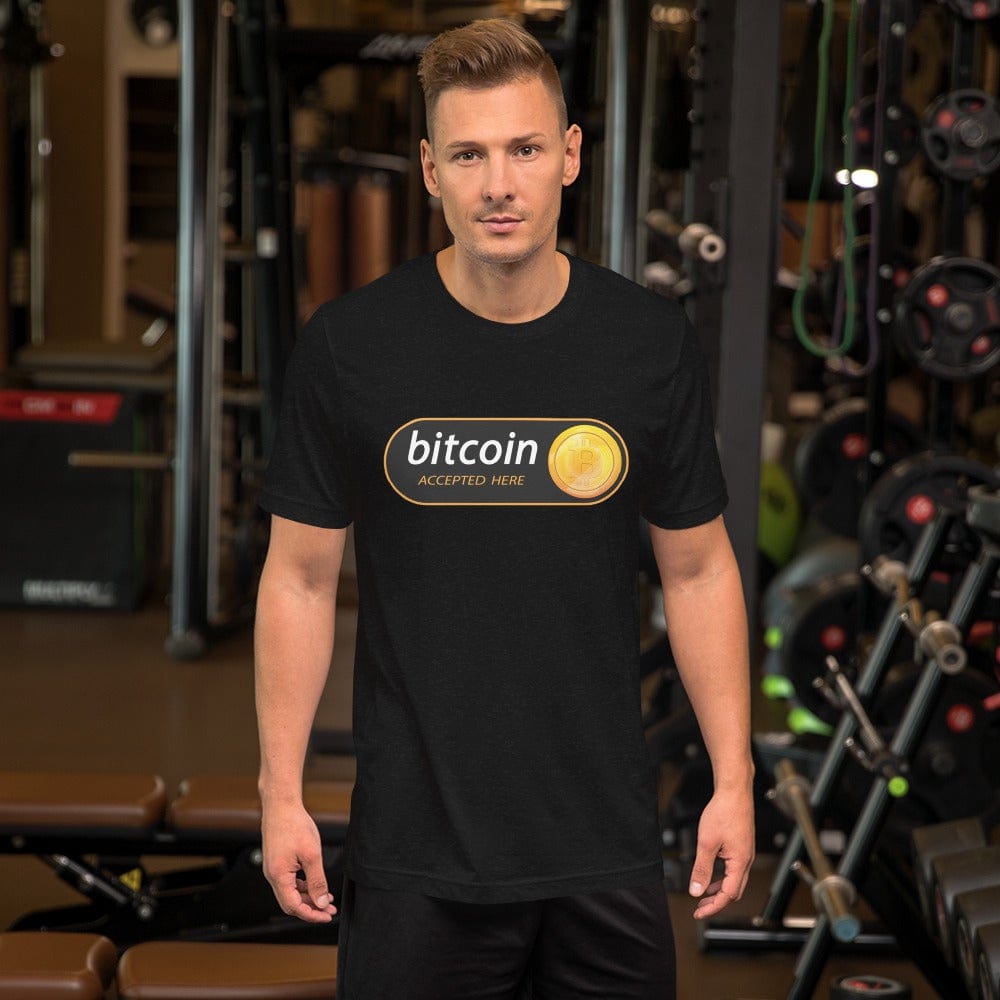 CryptoApparel.cool Black Heather / XS Short-Sleeve Unisex Bitcoin T-Shirt