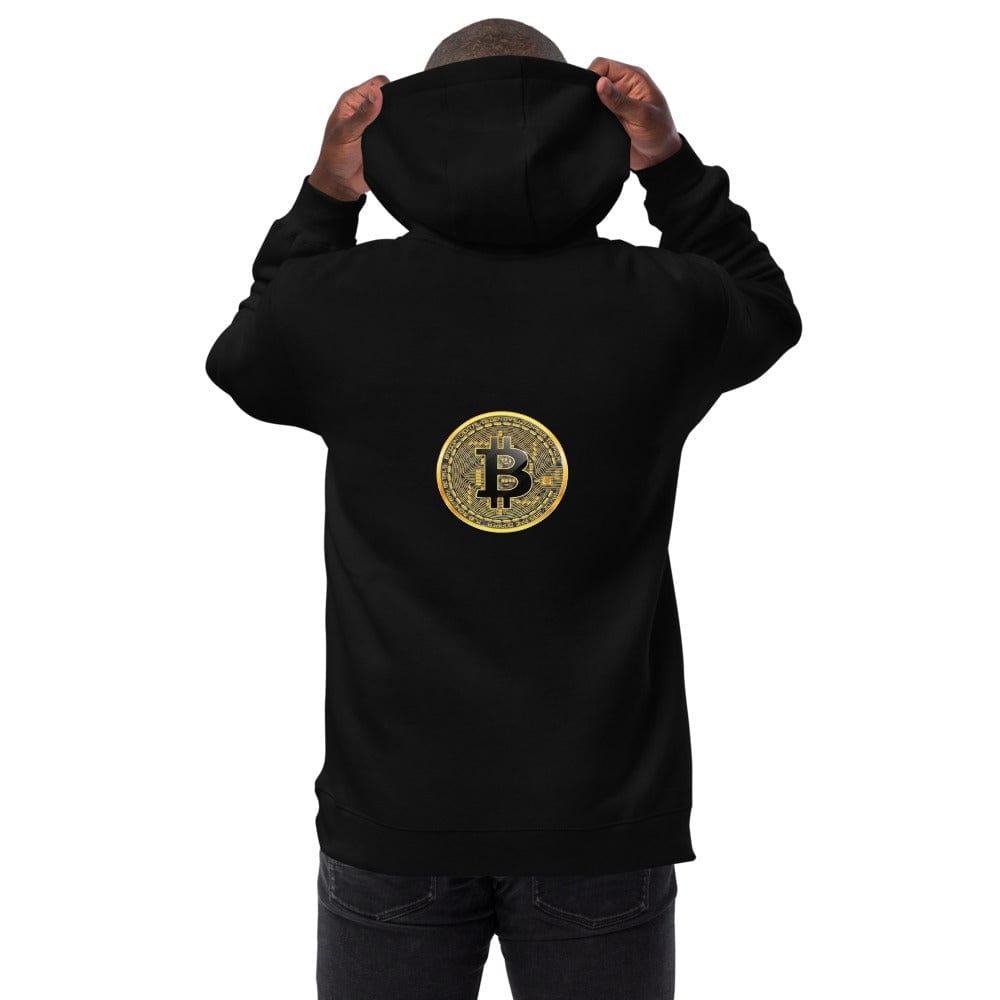 CryptoApparel.cool Black / S Bitcoin Men fashion hoodie