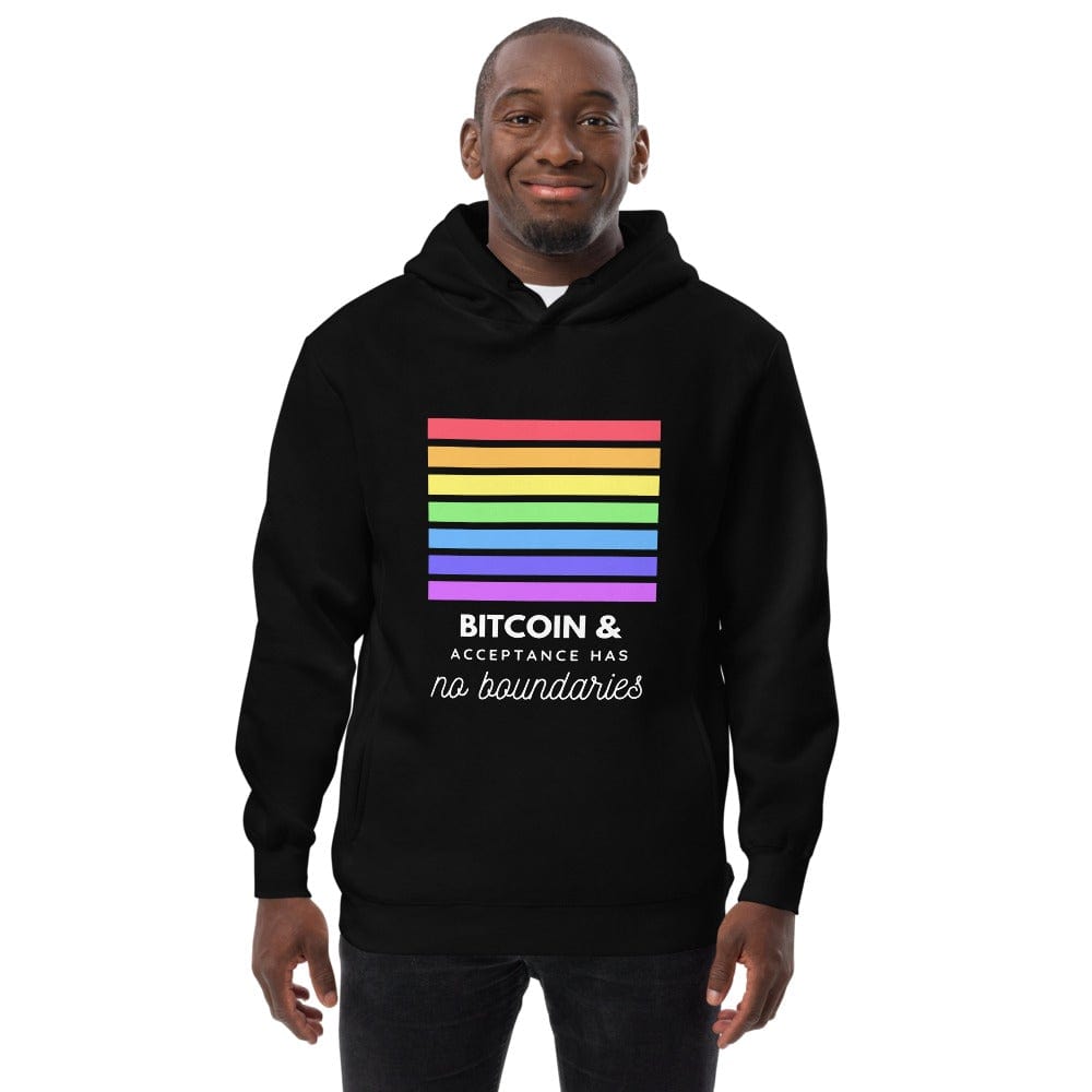 CryptoApparel.cool Black / S Unisex fashion Bitcoin & Acceptance hoodie