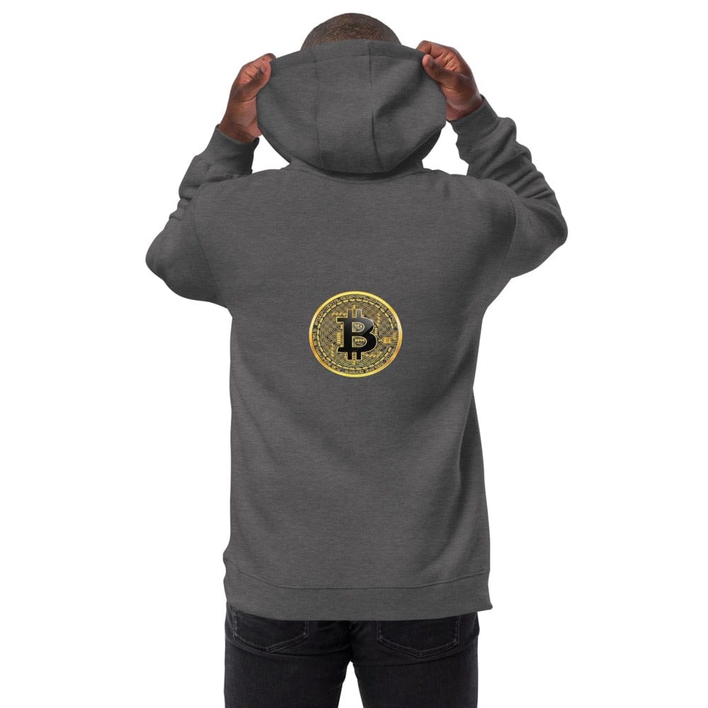 CryptoApparel.cool Charcoal Heather / S Bitcoin Men fashion hoodie