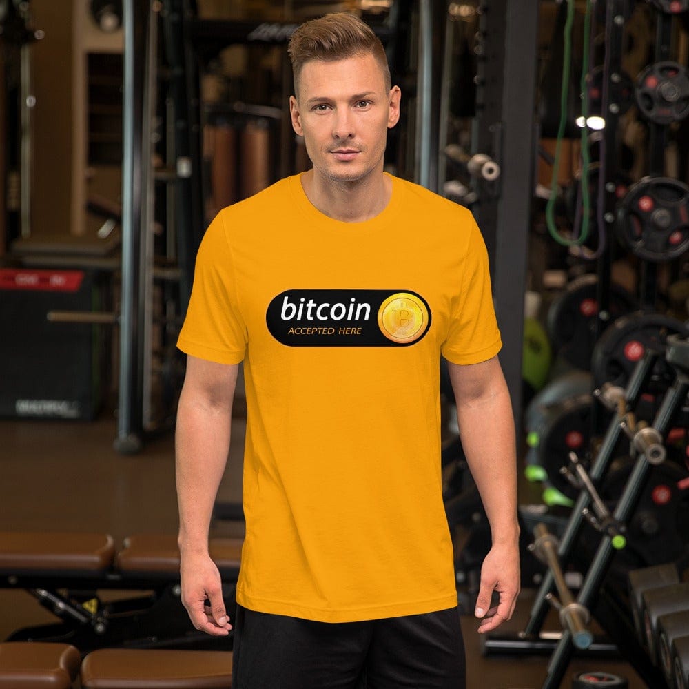 CryptoApparel.cool Gold / S Short-Sleeve Unisex Bitcoin T-Shirt