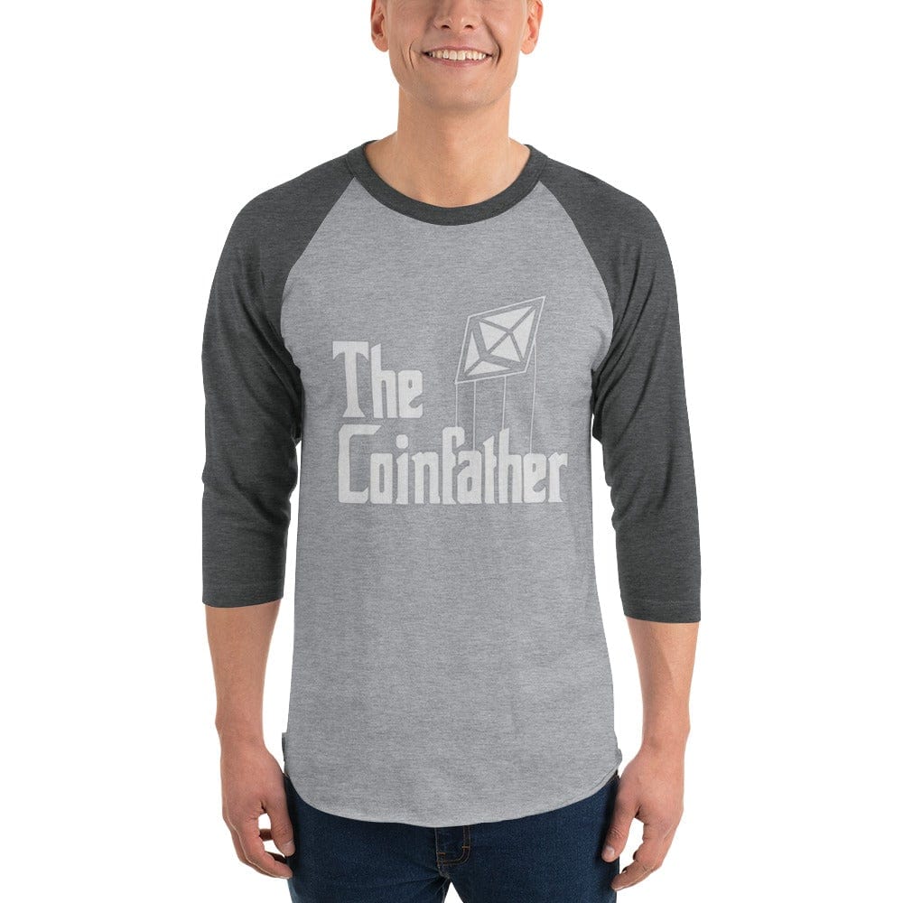 CryptoApparel.cool Heather Grey/Heather Charcoal / XS Ethereum shirt for men
