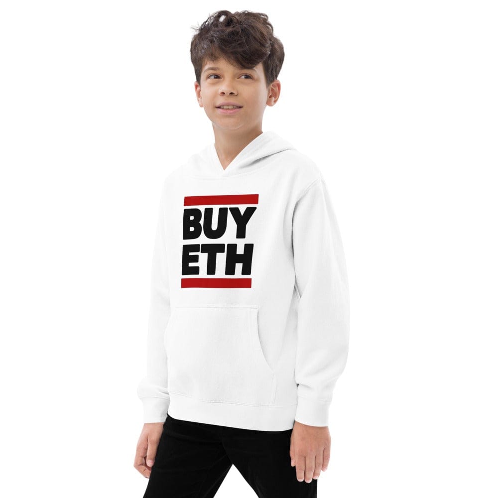 CryptoApparel.cool Kids fleece ETH hoodie