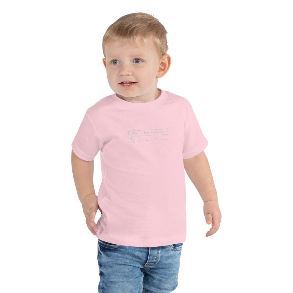 CryptoApparel.cool Pink / 2T Toddler Bitcoin Hodler Short Sleeve Tee