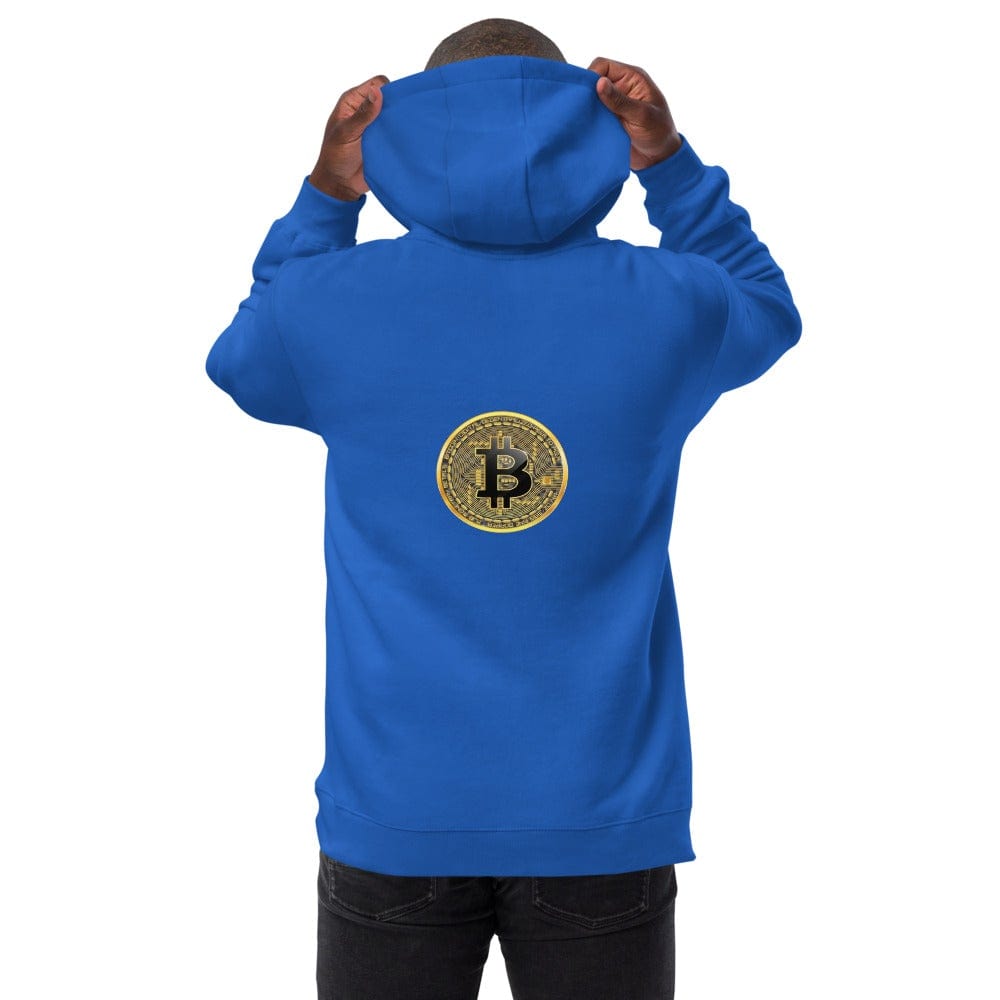 CryptoApparel.cool Royal Blue / S Bitcoin Men fashion hoodie