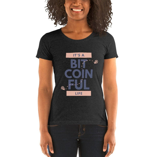CryptoApparel.cool S Ladies' Bitcoin short sleeve t-shirt
