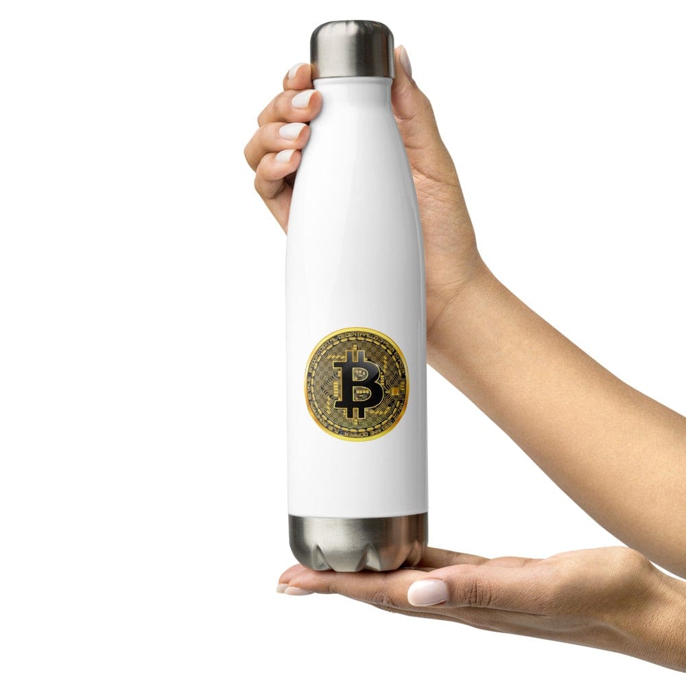 CryptoApparel.cool Stainless Steel Bitcoin Water Bottle