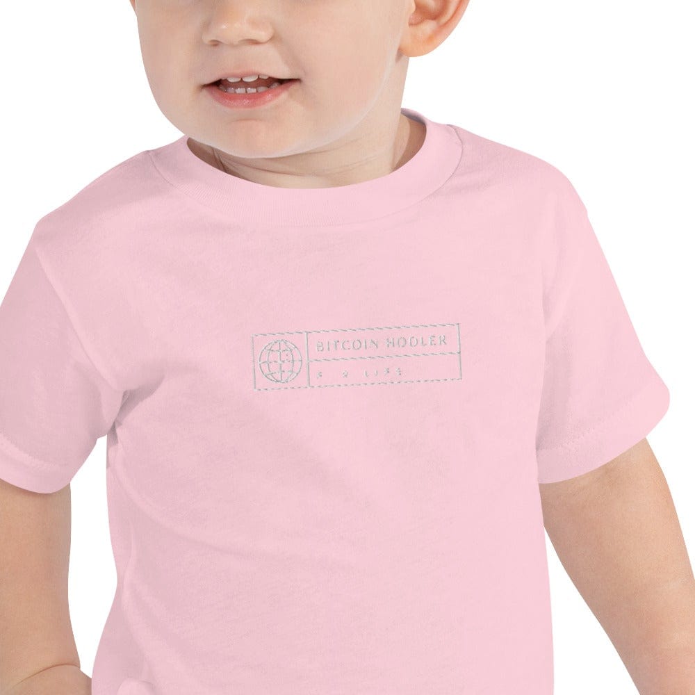 CryptoApparel.cool Toddler Bitcoin Hodler Short Sleeve Tee