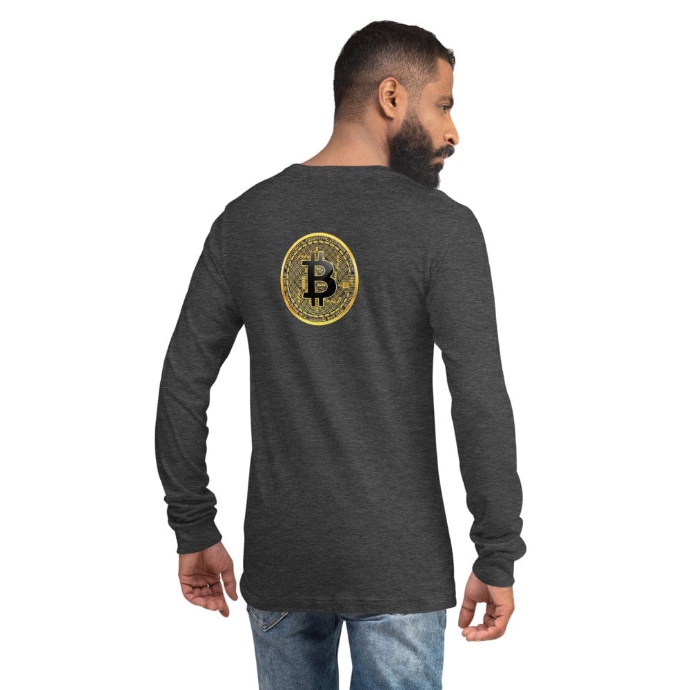 CryptoApparel.cool Unisex Long Sleeve Bitcoin Tee