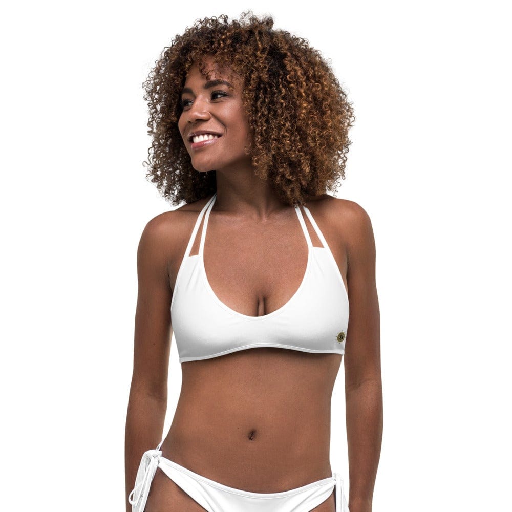 CryptoApparel.cool White / XS Bikini Top