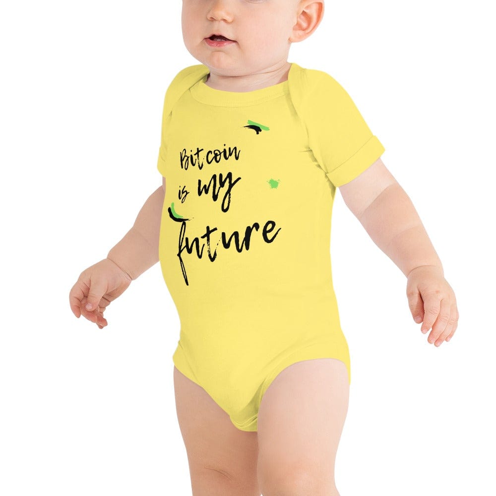 baby bitcoin short sleeve one piece crypto apparel baby